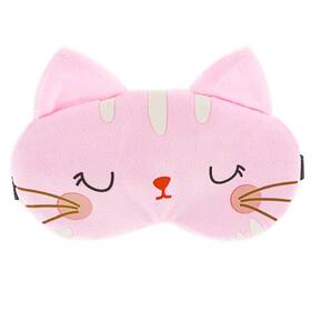 Wllhyf 566058 1 Sleep Cute Sleeping Eye Mask Soft Plush Cartoon Cat Blindfold Comfortable An
