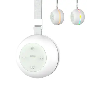 Lq-b03 Wobrikosee Usb Rechargeable White Noise Machine With Timer 18 Sounds Mood Light
