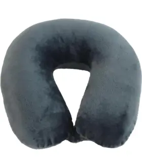 2360-char Wolf Essentials Adult Cozy Soft Microfiber Neck Pillow For Travel Compac