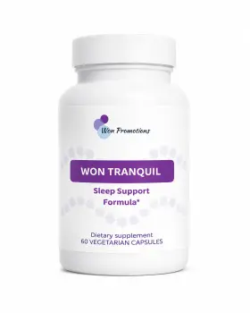 Won Promotions 860006011697 Tranquil Sleep Support Formula With Melatonin Chamomile And Valerian