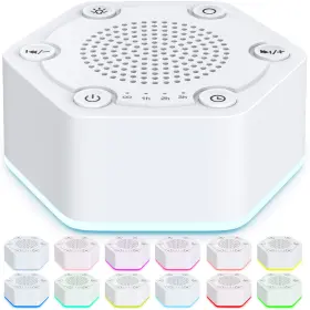Wwn-ub2 Wowsleep White Noise Sound Machines With High Fidelity 30 Unique Non-looping