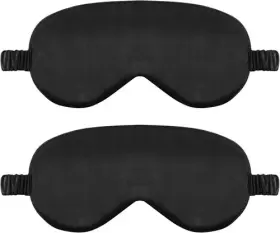 Cgdb14hej Wy Lighting Level 2 Pack Sleep Mask Silk Eye Cover For 1 Count Of Black