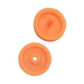Xiedeai Pcar04-orange5xda Hand Tools 5 Pcs Seat Belt Stop Buttons For Vehicle Anti 16mm Orange