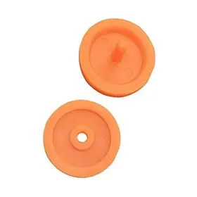Pcar04-orange5xda Xiedeai Hand Tools 5 Pcs Seat Belt Stop Buttons For Vehicle Anti 16mm Orange