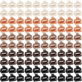 Xunyee B0cy2npmn3 100 Pcs Hair Claw Clips Bulk Large Square Jaw Headwear Set For Wome