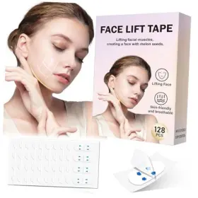 Yaguvi 745166191871 128pcs Face Lift Tape Invisible 1 Count Pack Of 128