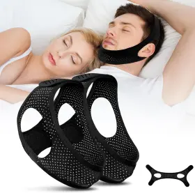 Yampahpa 313050191148 Chin Strap For Sleeping 2 Pack Adjustable Snore Stopper Men And Women