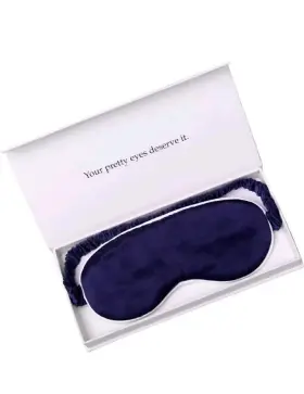 Yanser Strict Selection 011655185921 Silk Sleep Mask Light Blocking Luxury 100% Mulberry 19mm Eye Co