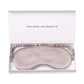Yanser Strict Selection 011655185969 Mulberry Silk Sleep Mask Light Blocking Ultra Soft Travel Bag