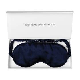Yanser Strict Selection 783919146709 Mulberry Silk Sleep Mask Light Blocking Ultra Soft Travel Bag