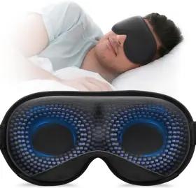 Yfong 445044270256 Weighted Sleep Mask Women Men 3d Blocking Lights Sleeping