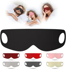 6066 Yifumen 7 Pack Sleep Mask For Women Men Kids-light 1 Count Of Multicolor