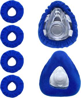Yitong 705353677205 4 Pack Cpap Mask Liners - Silky Covers For Full Face Masks One Size Fits All