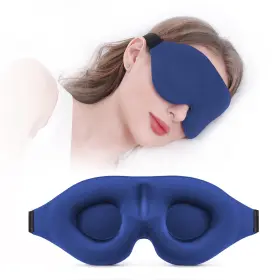 Emk0020 Yiview Sleep Mask For Side Sleeper Complete Light 1 Count Pack Of Blue