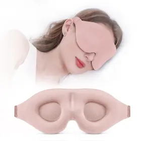 Emk0060 Yiview Sleep Mask For Side Sleeper Complete Light Blocking 3d Pink Sleeping Eye Mas