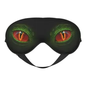 Hsbd-sdju-b017 Ynxtyb Sleeping Eye Mask For Soft Comfort Green Dragon Eyes