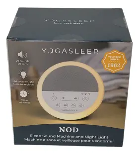 Yogasleep 036005001223 New Nod Soft Night Light Sleep Timer And White Noise 20 Sound Machine