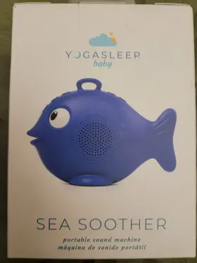 4001250l2c2 Yogasleep Baby - Sea Soother Sound Machine Blue 4 Sounds