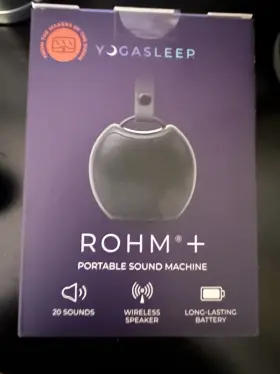 4001341 Yogasleep Rohm Travel White Noise Machine With Wireless Speaker