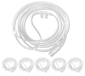 Yoncozy 717015872460 5 Pack Soft Nasal Oxygen Cannula For Adult - 7 Feet Standard Connector