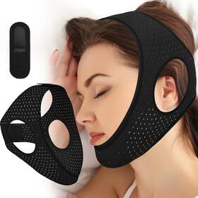 Yongsenina 742346619620 Chin Strap For Sleeping Effective Anti Snoring Devices Airflow 48cm Black