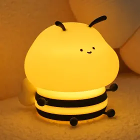Bd-nl-31 Yscyq Bee Night Light For Kids Squishy Lamp Animal Small Yellow/white