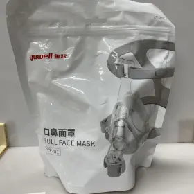 Yf-01 Yuwell 922166510190 Full Face Cpap/bilevel Mask With Headgear
