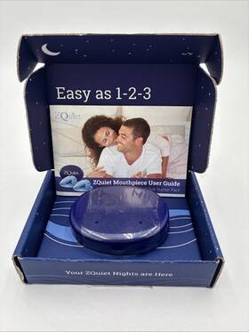 Z Quiet 52343 Anti-snoring Mouthpiece 2-size Starter Pack Open Box Zquiet Unused