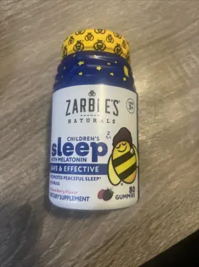 Zarbees Naturals 850007424985 Childrens Sleep With Melatonin Berry Flavor 80 Gummies