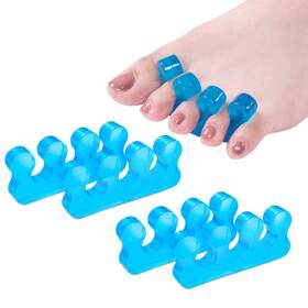 Zaxsota 716852179640 Toe Separators For Bunion Relief And Nail 2 Pair Pack Of 1 Blue