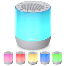 Zealot-z6 Zealot White Noise Machine Sleep Sound With 20 Soothing Sounds 6 Colo