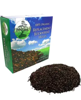 Zen Chi 656103011599 - 100% Organic Replacement Buckwheat Hulls Partial Bag Refill