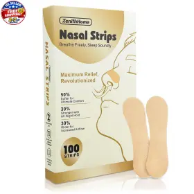Zenithhome 744585762792 Nasal Strips Breathe Nose Better Reduce Snoring Right Sleep Now Apnea Adhesive