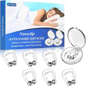 Zewlsib 313099971930 Anti-snoring Device Snoring Nose Clip - Equipped With Adjustable Magnets Comfo