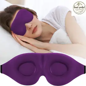 Zggcd 726084723313 Mask Sleeping Nighty Overnight Sleep 100% Block Out Light Side Slipper