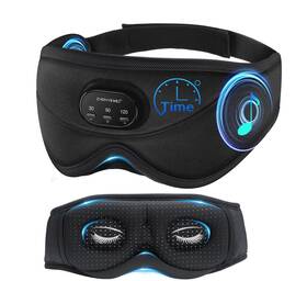 Zhenyemei Z-zym03 Bluetooth Sleep Mask With Smart Timing 100 Blackout 3d Contoured Eye Fo