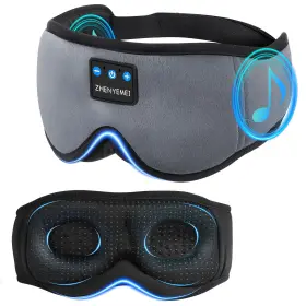 Zy11 Zhenyemei 3d Sleep Mask With Bluetooth Headphones Sleeping For Side Sleeper