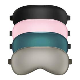 Zilotusnte Mu-m7vq-9iq3 Sleep Mask Silk With Adjustable Large Black Pink Green Grey