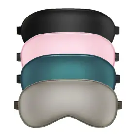 Mu-m7vq-9iq3 Zilotusnte Sleep Mask Silk With Adjustable Large Black Pink Green Grey
