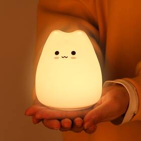 Zklili 999-2w Night Light For Kids Lamp 16 Colors Cute 9 8.9 10.2cm White