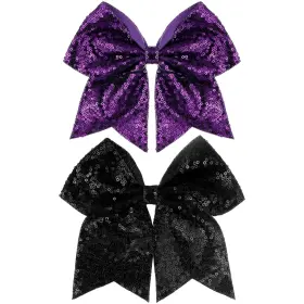 B0czn4p3rs Zolyco 2 Pcs Large 7 Inch Glitter Sequin Bow Clip Party Hair Accessories For Women G