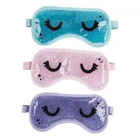 3675822811 Zoombie Novelties 3 Pack - Gel Bead Reusable Eye Mask Heat Or Cold Sleep For Women And Men