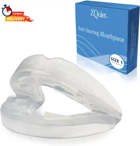 Zquiet 705353956980 Anti-snoring Mouthpiece Comfort Size #1 Single Refill Clear Made In