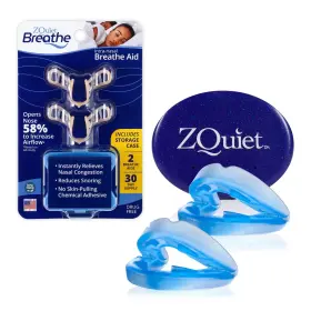 Zquiet 858522003517 Anti-snoring Mouthpiece Solution 2 Size Comfort System Starter Kit