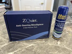 Zquiet 858522003555 New Anti Snore Starter Pack -2 Sizes Clean Solution -sealed