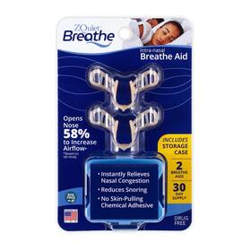 Zquiet 858522003562 Breathe Anti-snoring Nasal Dilator With Storage Case Natural Snor Inch