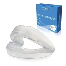 Zquiet 858522003630 Anti-snoring Mouthpiece Comfort Size #1 Single Refill Clear Made In Usa