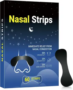 Zxnzx 753878754659 Nasal Strips For Snoring 60 Count Extra Strength Nose Breathing H