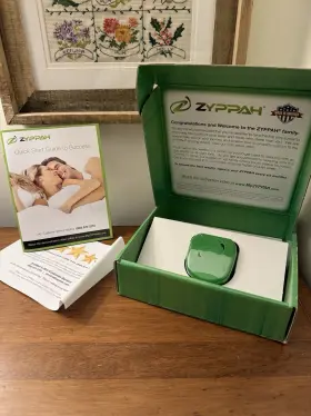 Zyppah 858524007001 Sealed Anti -snoring Hybrid Oral Appliance Mouthpiece Manual Open Box