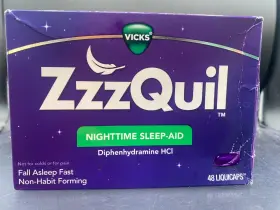 Zzzquil 323900014015 1 Pack Vicks - Nighttime Sleep-aid 48 Liquidcaps Exp 09/25